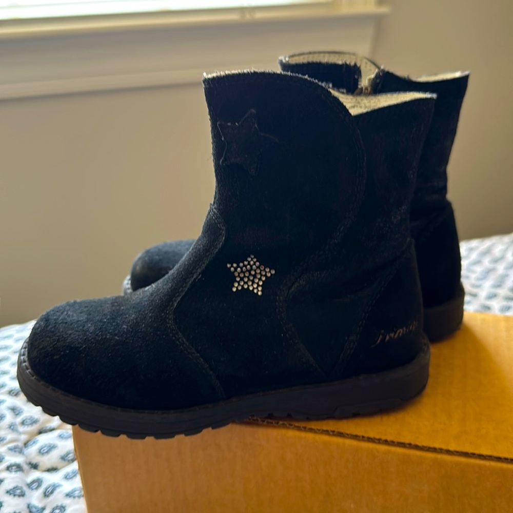 Primigi Girls leather & suede boots